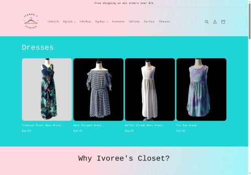 ivoreescloset.com capture - 2025-05-28 17:25:00