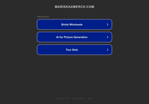 mariskaxmerch.com capture - 2025-05-28 18:50:03