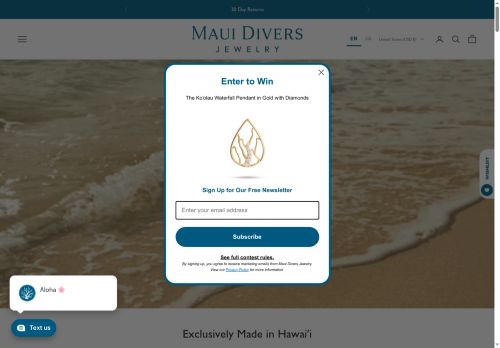 mauidiversjewelry.com capture - 2025-05-28 20:03:40