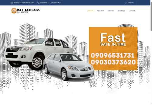 247taxicabsng.com capture - 2025-05-28 20:34:00