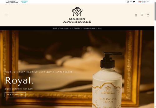 maisonapothecare.com capture - 2025-05-29 00:18:48