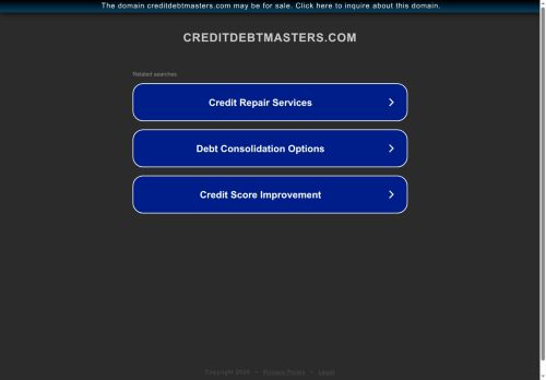 creditdebtmasters.com capture - 2025-05-29 01:00:38