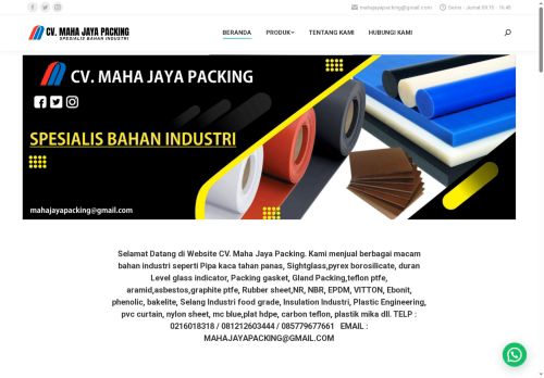 cvmahajayapacking.com capture - 2025-05-29 10:54:35