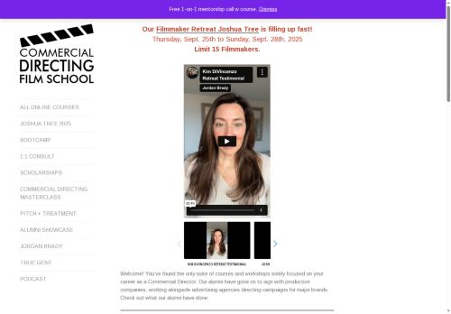 commercialdirectingbootcamp.com capture - 2025-05-29 11:15:48