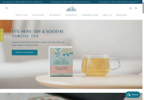 Savoy Tea Co capture - 2025-05-29 11:35:14