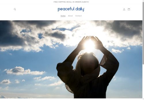 peacefuldaily.com capture - 2025-05-29 16:21:45