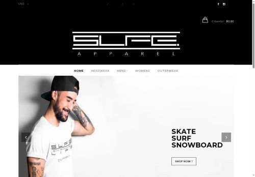 slfeapparel.com capture - 2025-05-29 16:38:27