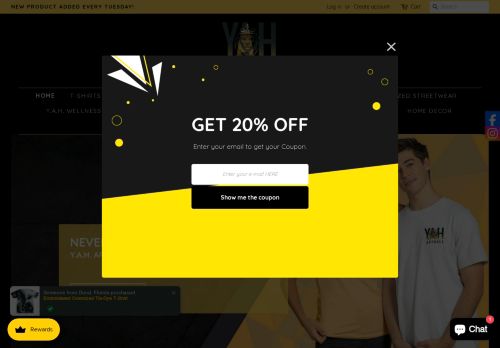 yahapparel.net capture - 2025-05-29 17:53:01