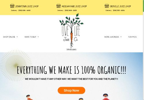 livelifejuiceco.com capture - 2025-05-29 20:06:53