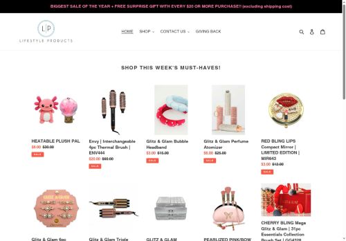 lifestyleproducts.com capture - 2025-05-29 23:18:05