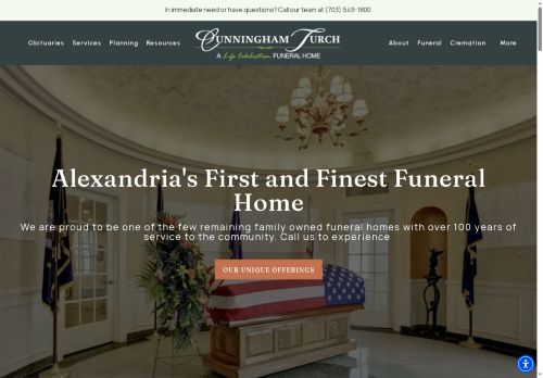 cunninghamfuneralhome.net capture - 2025-05-29 23:23:18