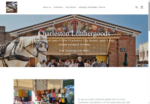 charlestonleathergoods.com capture - 2025-05-30 00:00:46