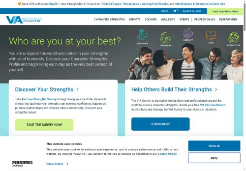 VIA Institute on Character capture - 2025-05-30 01:55:12