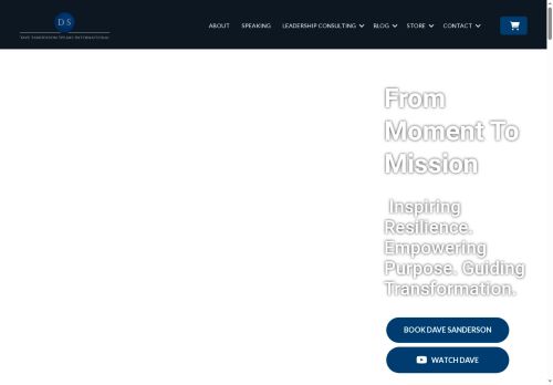 davesandersonspeaks.com capture - 2025-05-30 03:14:38