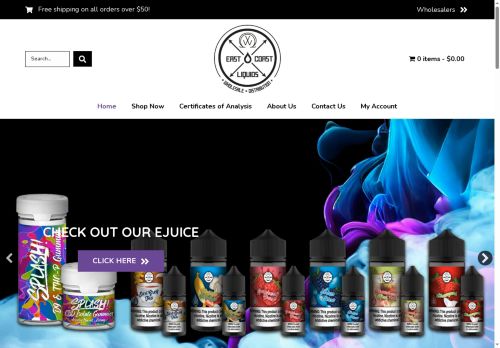 eastcoastliquids.com capture - 2025-05-30 04:40:29