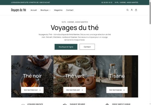 voyagesduthe.com capture - 2025-05-30 05:48:10