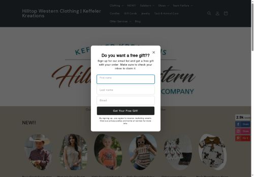 hilltopwesternclothing.com capture - 2025-05-30 07:10:54