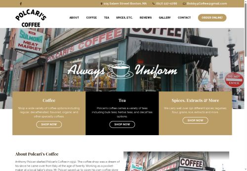 polcariscoffee.com capture - 2025-05-30 08:08:17