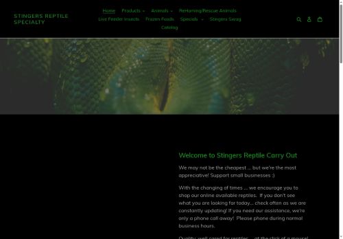 stingersexotics.net capture - 2025-05-30 11:16:20