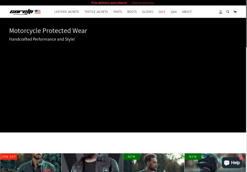 corellimotogear.com capture - 2025-05-30 11:19:32