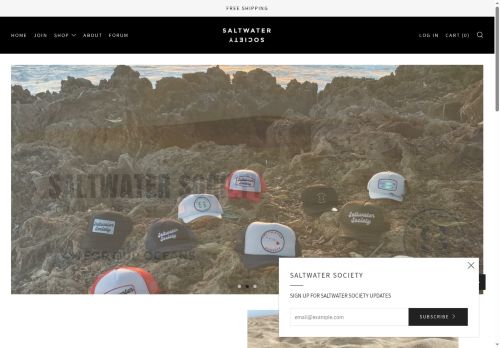 saltwatersociety.com capture - 2025-05-30 11:57:09