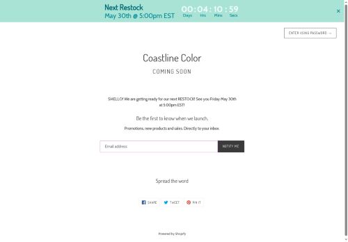 coastlinecolor.com capture - 2025-05-30 12:49:55