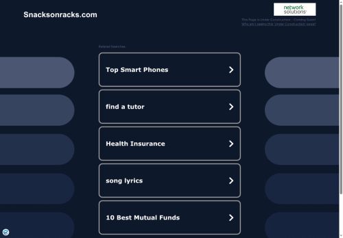 snacksonracks.com capture - 2025-05-30 14:09:58