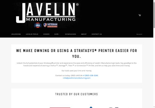 javelinmanufacturing.com capture - 2025-05-30 14:56:59