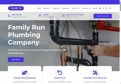 plumb4u.net capture - 2025-05-30 17:02:55
