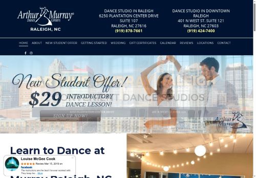 arthurmurrayraleigh.com capture - 2025-05-30 17:58:12