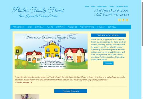 paulasfamilyflorist.com capture - 2025-05-30 18:39:13