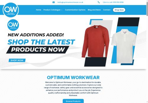 optimumworkwear.co.uk capture - 2025-05-31 03:56:03