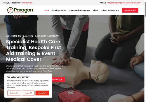 paragonhealthcareacademy.co.uk capture - 2025-05-31 07:14:10