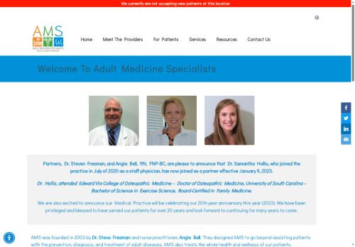 amsmedicine.com capture - 2025-05-31 10:09:20