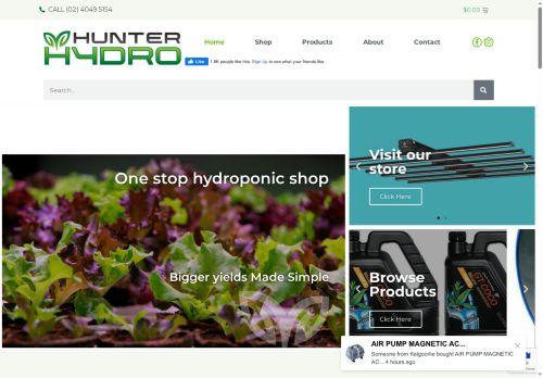 hunterhydro.com capture - 2025-05-31 12:16:42