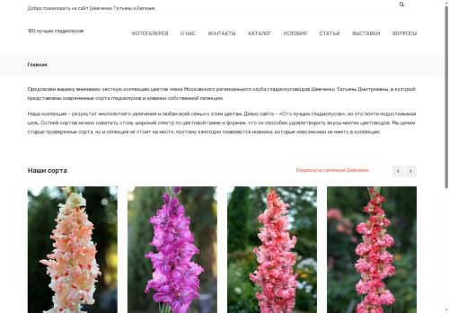 gladiolys.ru capture - 2025-05-31 13:05:47