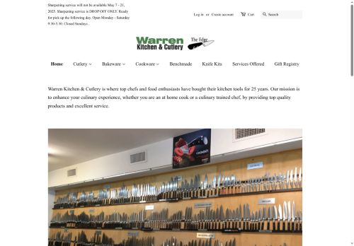 warrenkitchenandcutlery.com capture - 2025-05-31 13:59:05