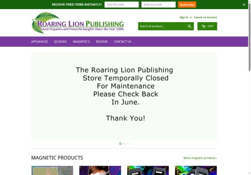 roaringlionpublishing.com capture - 2025-05-31 14:35:18