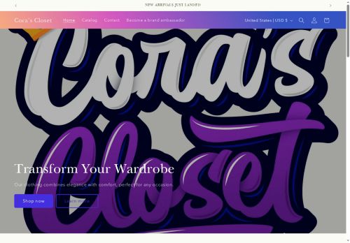 corascloset.net capture - 2025-05-31 14:42:43