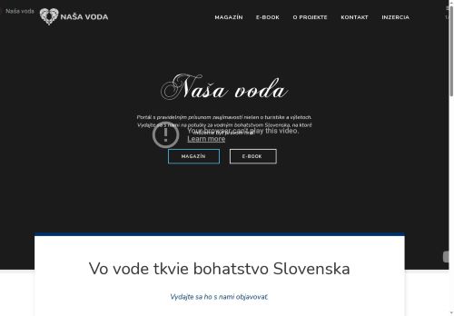 nasavoda.sk capture - 2025-05-31 14:48:38