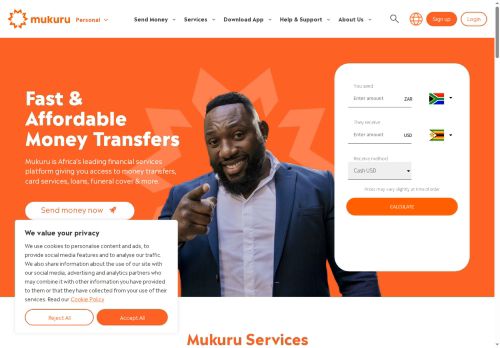 Mukuru - Money Transfers capture - 2025-05-31 15:10:19