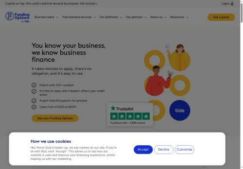 Tide Funding Options capture - 2025-05-31 15:23:39