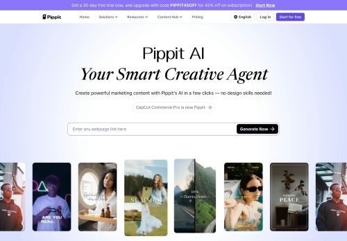 Pippit AI - Powered by CapCut Affiliate Program capture - 2025-05-31 15:38:25