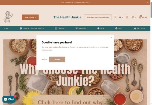 The Health Junkie capture - 2025-05-31 16:06:08