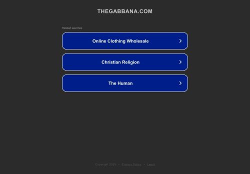 thegabbana.com capture - 2025-05-31 16:42:27