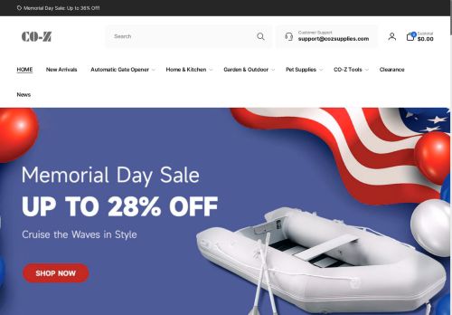 cozsupplies.com capture - 2025-05-31 16:43:51