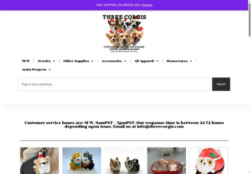 threecorgis.com capture - 2025-05-31 17:05:29