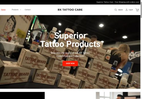 rxtattoocare.com capture - 2025-05-31 17:38:11