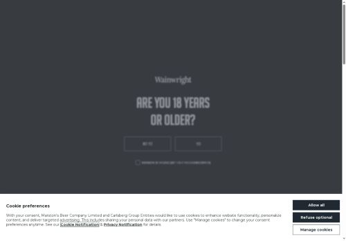 wainwrightgoldenbeer.com capture - 2025-05-31 19:33:21