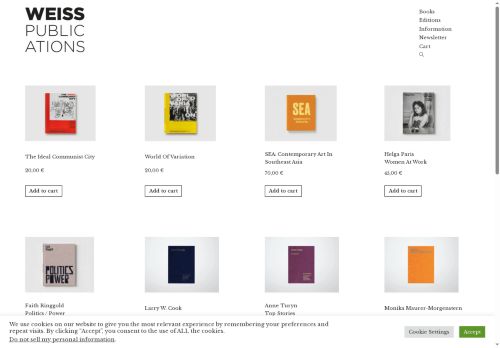 weisspublications.com capture - 2025-05-31 20:21:38